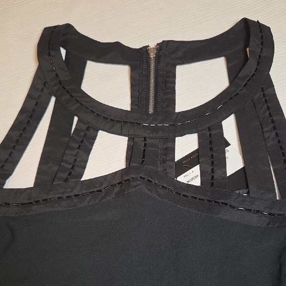 Jack BB Dakota,Chic Black Sleeveless Tank Top,sz M. - Picture 2 of 7